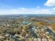 Aerial view of waterfront community at 5287 Tuna Ln, Weeki Wachee, FL 34607