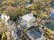 Aerial view of house and backyard at 5287 Tuna Ln, Weeki Wachee, FL 34607