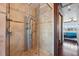 Large walk-in shower with multiple shower heads at 5287 Tuna Ln, Weeki Wachee, FL 34607