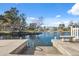 Tranquil waterfront view with dock and access to the water at 5287 Tuna Ln, Weeki Wachee, FL 34607