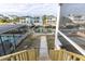 Deck overlooking the canal and community at 5925 Seaside Dr, New Port Richey, FL 34652
