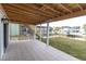 Covered patio providing outdoor space at 5925 Seaside Dr, New Port Richey, FL 34652