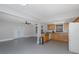 Kitchen with oak cabinets, stainless steel sink, and appliances at 6166 Newmark St, Spring Hill, FL 34606