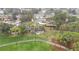 Aerial view of a townhouse backing up to a golf course at 7267 Prince George Ct, Spring Hill, FL 34606