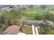 Aerial view of two townhouses near a golf course at 7267 Prince George Ct, Spring Hill, FL 34606