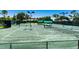 Well-maintained tennis courts with ample seating at 7267 Prince George Ct, Spring Hill, FL 34606