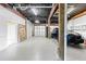Finished basement garage, offering extra storage and parking space at 8711 Betty St, Port Richey, FL 34668