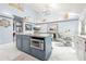 Spacious kitchen with large island and modern finishes at 8711 Betty St, Port Richey, FL 34668
