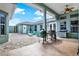 Inviting courtyard with pavers, grill, and seating area at 10030 Orchard Way, Spring Hill, FL 34608