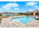 Inviting swimming pool with ample deck space at 10030 Orchard Way, Spring Hill, FL 34608