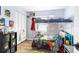 ' bedroom with bunk bed and superhero decor at 10147 Spring Hill Dr, Spring Hill, FL 34608