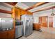 Kitchen offers stainless steel appliances and wood cabinetry at 106 Banana St, Tarpon Springs, FL 34689