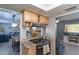 Modern kitchen with granite countertops and stainless steel appliances at 14004 Cascade Ln, Tampa, FL 33618