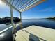 Private dock with water access, offering serene waterfront views at 1624 Sea Breeze Dr, Tarpon Springs, FL 34689