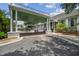 Community clubhouse entrance with covered walkway at 3633 Morgans Bluff Ct, Land O Lakes, FL 34639