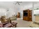 Spacious living room with a high ceiling and ample natural light at 410 Candlestone Ct, Spring Hill, FL 34609