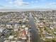 Property location highlighted in canal-side neighborhood at 4225 Carlos Ct, Hernando Beach, FL 34607
