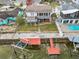 House with backyard, pool, and boat dock at 4225 Carlos Ct, Hernando Beach, FL 34607