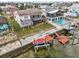 House with pool, deck, and private boat dock at 4225 Carlos Ct, Hernando Beach, FL 34607