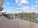 Large deck overlooking the canal, perfect for outdoor enjoyment at 4225 Carlos Ct, Hernando Beach, FL 34607
