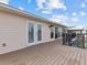 Spacious deck with access from the house features a stunning view at 4225 Carlos Ct, Hernando Beach, FL 34607