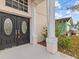 Elegant double doors with beveled glass, leading into a home at 4225 Carlos Ct, Hernando Beach, FL 34607