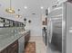 Modern kitchen with stainless steel appliances and ample counter space at 4225 Carlos Ct, Hernando Beach, FL 34607