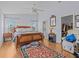 Spacious main bedroom with wood floors and a walk-in closet at 4225 Carlos Ct, Hernando Beach, FL 34607