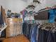 Large walk-in closet with ample shelving and hanging space at 4225 Carlos Ct, Hernando Beach, FL 34607