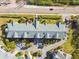 Aerial view showing building layout and surrounding landscape at 5557 Sea Forest Dr # 117, New Port Richey, FL 34652