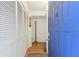 Bright entryway with built-in storage and hardwood floors at 5557 Sea Forest Dr # 117, New Port Richey, FL 34652