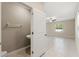 Small bathroom with pedestal sink and toilet at 578 Argyll Dr, Spring Hill, FL 34609