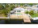 House with pool and private dock on a canal at 7304 Sheepshead Dr, Hudson, FL 34667