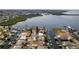Waterfront homes nestled by waterways, highlighting the convenience of waterfront property at 13531 Allyn Dr, Hudson, FL 34667