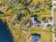 Aerial view of property, showcasing location and lot size at 18104 Spencer Rd, Odessa, FL 33556