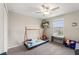 bedroom with teepee bed and stuffed animals at 194 Argyll Dr, Spring Hill, FL 34609