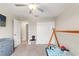 bedroom with twin bed and dresser at 194 Argyll Dr, Spring Hill, FL 34609