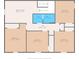 Two-story home's upper floor plan, including multiple bedrooms and bathrooms at 194 Argyll Dr, Spring Hill, FL 34609