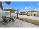 Patio with table and chairs, perfect for outdoor dining at 194 Argyll Dr, Spring Hill, FL 34609