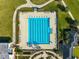 Lap pool with lanes, surrounded by lounge chairs at 20200 Lace Cascade Rd, Land O Lakes, FL 34637