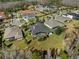 Aerial view of house and neighborhood at 20200 Lace Cascade Rd, Land O Lakes, FL 34637