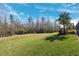 Large backyard with lush grass and trees at 20200 Lace Cascade Rd, Land O Lakes, FL 34637