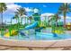 Community waterpark with slides and spray features at 20200 Lace Cascade Rd, Land O Lakes, FL 34637