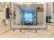 Bathroom with granite countertop, sink, and mirrored medicine cabinet at 3308 Oleander Dr, Hernando Beach, FL 34607