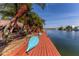 Private dock with kayaks and scenic waterfront views at 3308 Oleander Dr, Hernando Beach, FL 34607