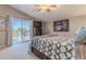 Main bedroom with private balcony and water views at 3308 Oleander Dr, Hernando Beach, FL 34607