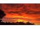 Vibrant sunset over a tranquil waterfront landscape at 3308 Oleander Dr, Hernando Beach, FL 34607