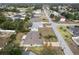Aerial view showing house location and street at 3497 Chadwick Ave, Spring Hill, FL 34609