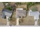 Aerial view showcasing house location and surrounding neighborhood at 3497 Chadwick Ave, Spring Hill, FL 34609