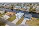 Waterfront community featuring colorful homes with private docks along canals, perfect for boating and enjoying waterfront living at 4045 Centavo Ct, Hernando Beach, FL 34607